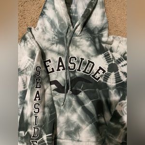 Super cute tie dye seaside hoodie